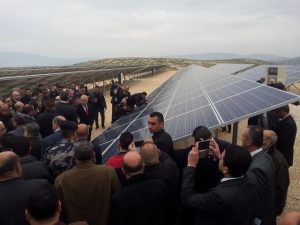 V palestinském Tubásu byla slavnostně předána solární elektrárna